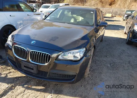 2014 BMW 750I xDrive из США, поврежденный, VIN WBAYB6C50ED224499